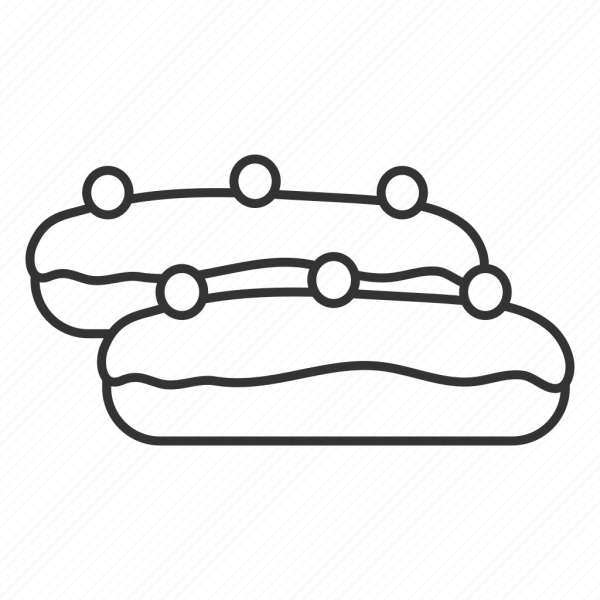 Эклер вектор