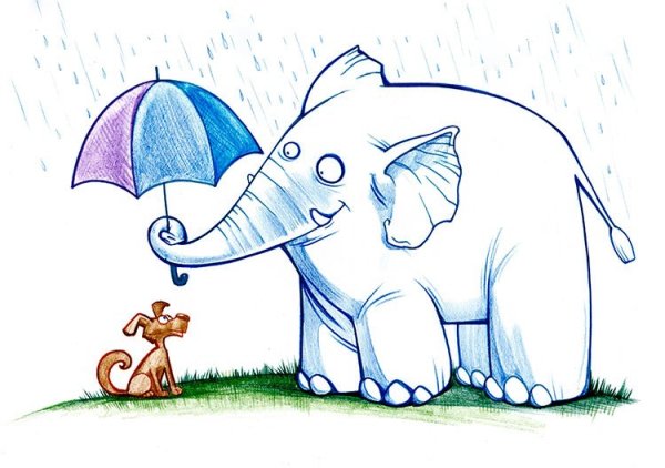 Нарисовать рисунок о доброте