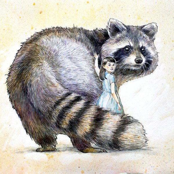 Енот полоскун мультяшный