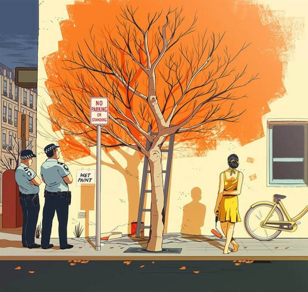 Постер в иллюстраторе