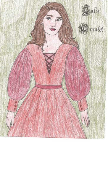 Джульетта Капулетти рисунок