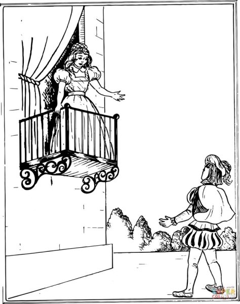 Ромео и Джульетта рисунок