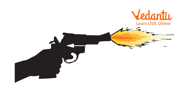 Нарисованный выстрел