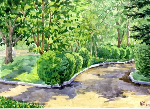 Садово парковый пейзаж