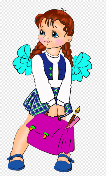 Мультяшные школьники