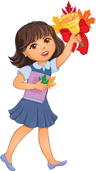 Девочка школьница иллюстрация