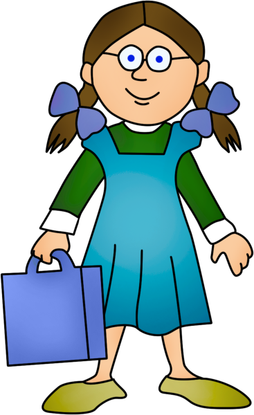 Девочка школьница