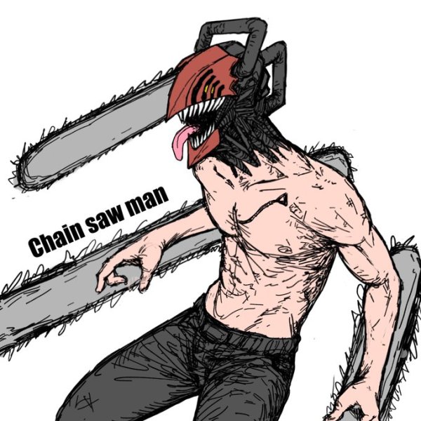 Человек бензопила арты Денджи