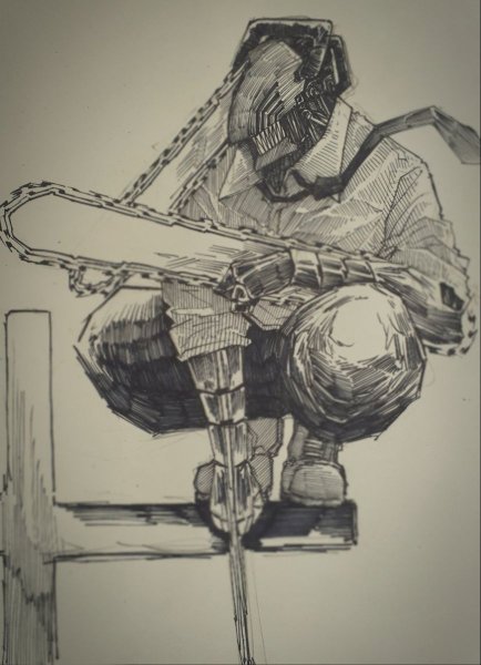 Человек бензопила скетч