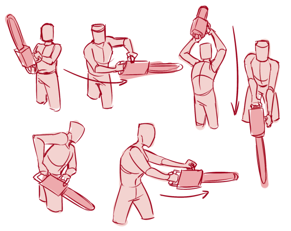 Человек бензопила из манги