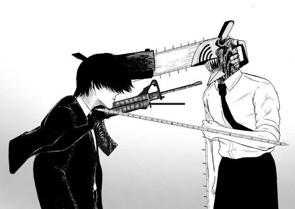 Бензопила силуэт вектор