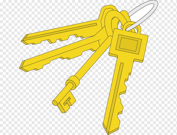 Связка ключей нарисованная