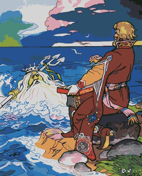 Герои оперы Садко рисунок