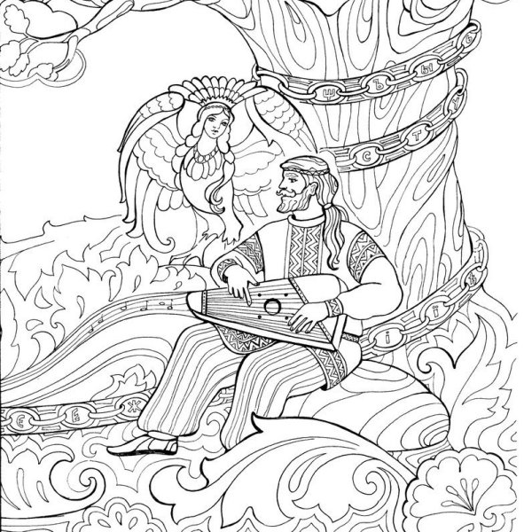 Герои оперы Садко рисунок