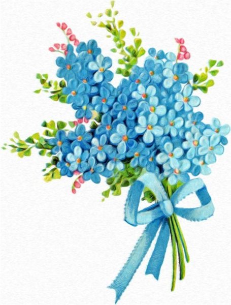 Раскраска букет роз