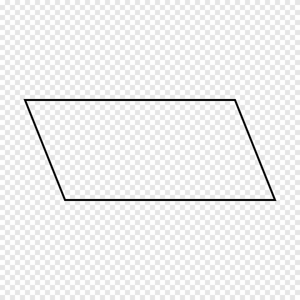 Четырехугольники на белом фоне