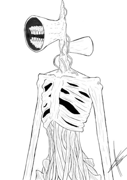 Сирена головой раскраска