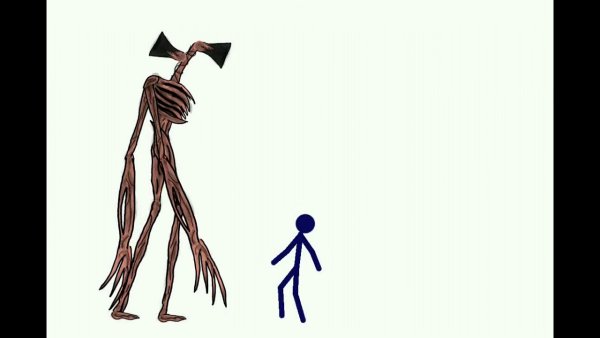 Сиреноголовый рисование