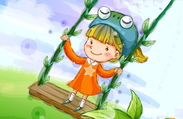 Рисунок на тему детство