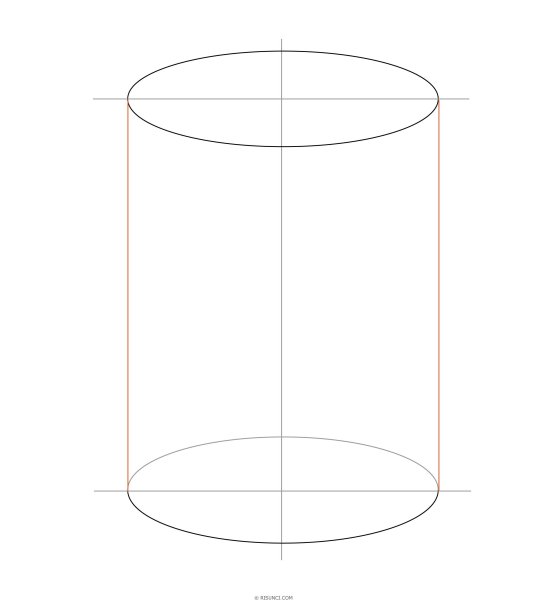 Цилиндр рисунок