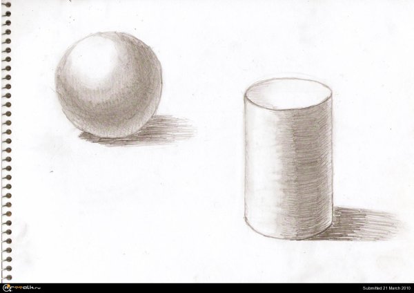 Композиция из цилиндров