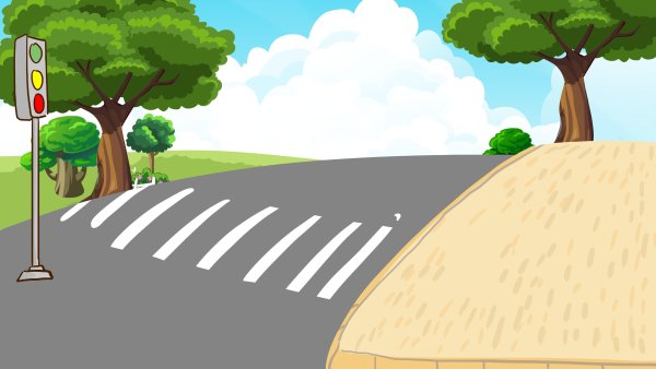 Город дорога вектор