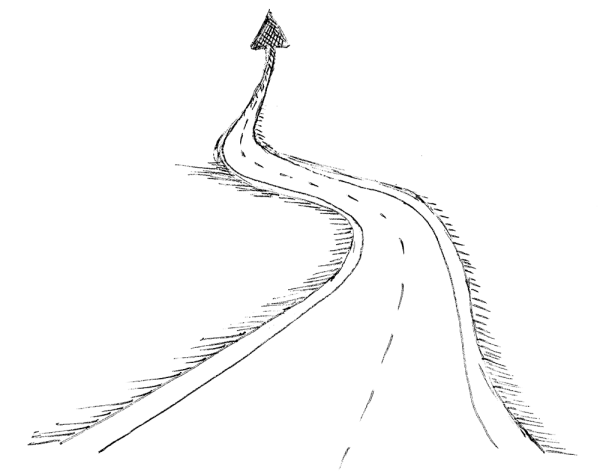 Дорога мультяшная