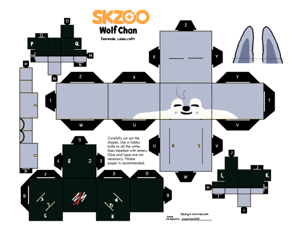 Схемы SKZOO из бумаги