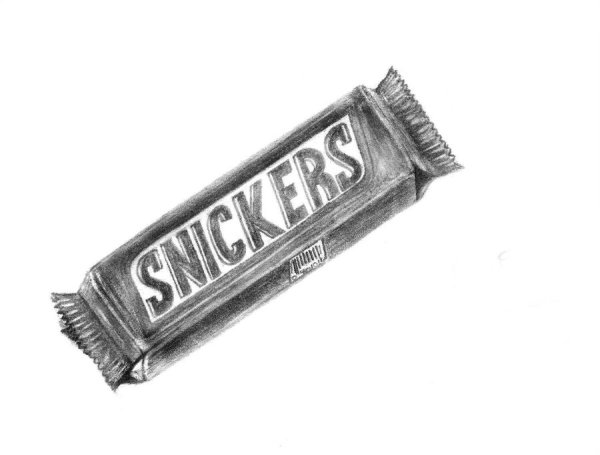 Нарисовать Сникерс