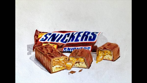 Нарисовать Сникерс