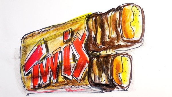 Шоколадный батончик snickers