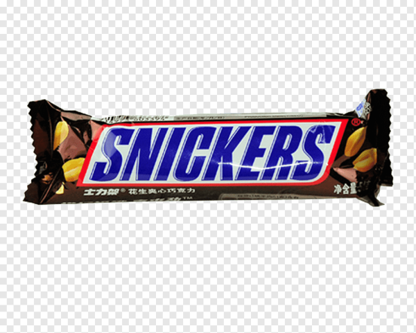 Батончик шоколадный snickers 50,5гр