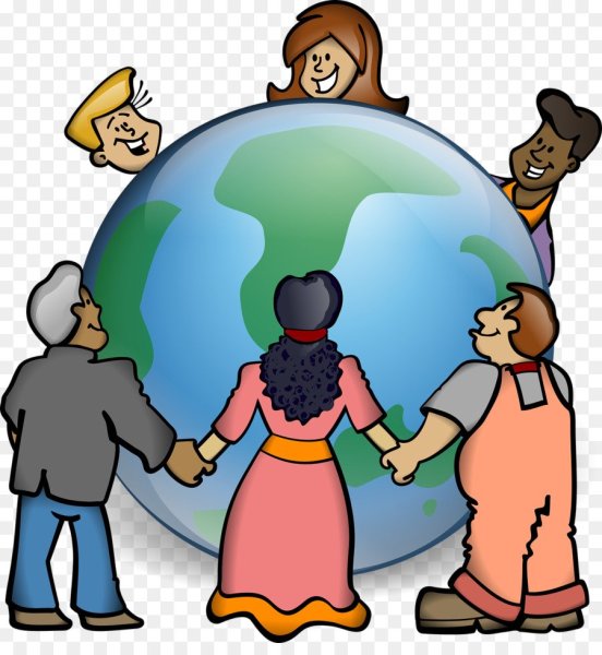 Люди вокруг земного шара