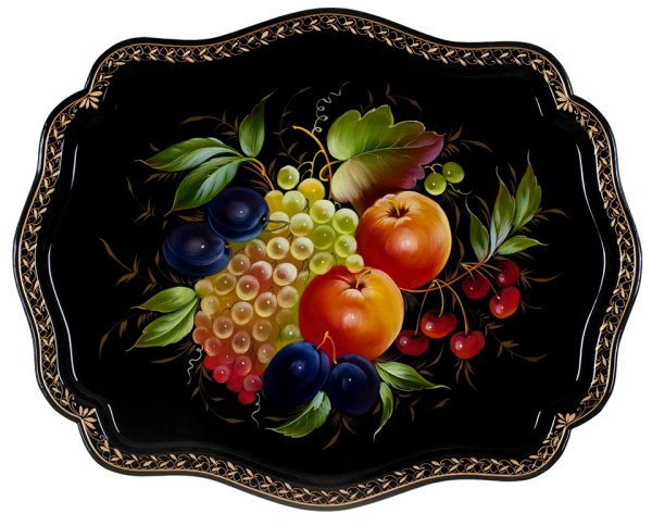 Жостово подносы художник Савельев