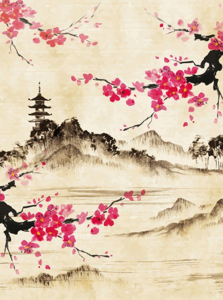 Японский стиль рисования