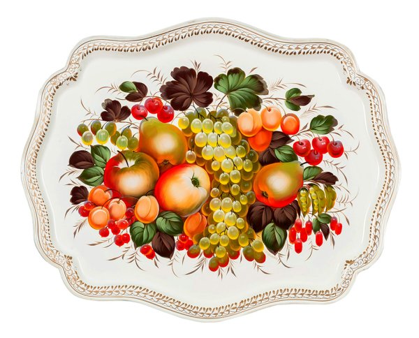 Натюрморт с жостовским подносом