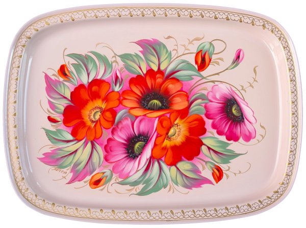 Разнос с тарелками