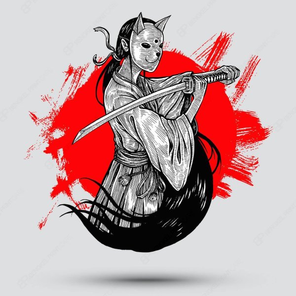 Кролик Самурай Кицунэ