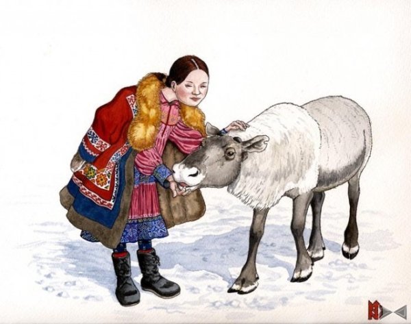 Иллюстрации к хантами