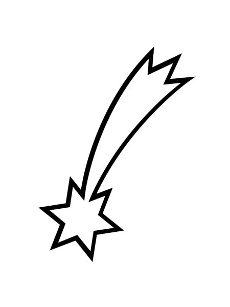 Комета раскраска