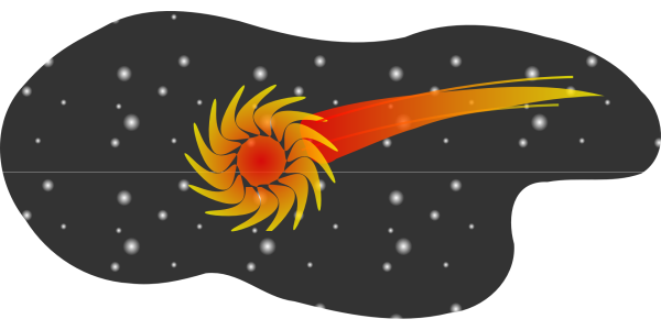 Комета рисунок