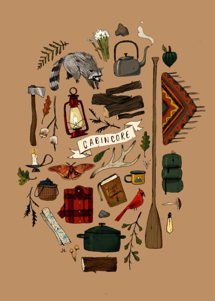 Плакаты в стиле Goblincore