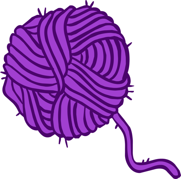 Стикер клубок ниток