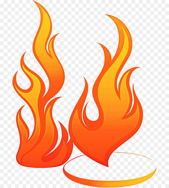 Нарисованное пламя