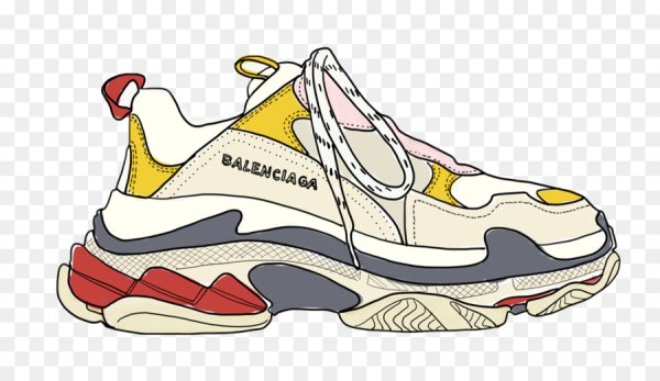 Кроссовки Баленсиага лого