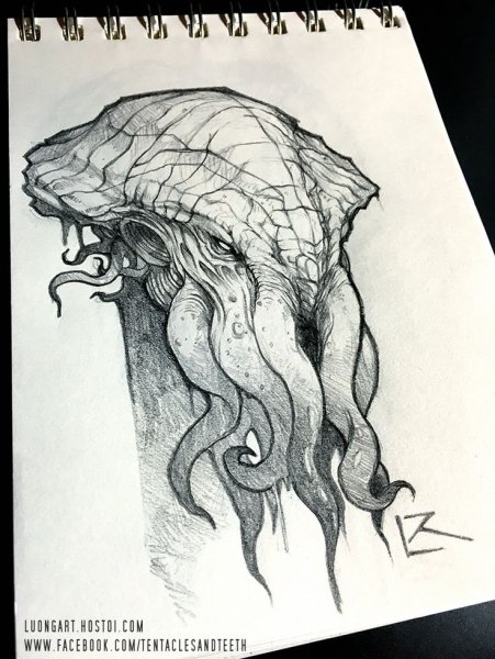 Ктулху нарисовать