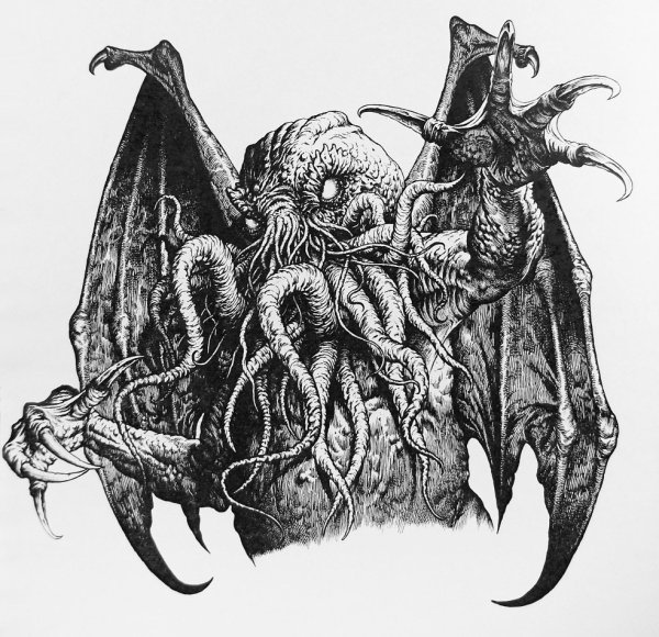 Говард Лавкрафт Зов Ктулху тату