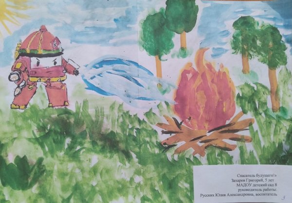 Рисунок на тему спасатель будущего