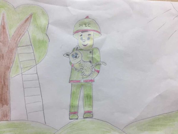 Спасатель будущего рисунок для детей