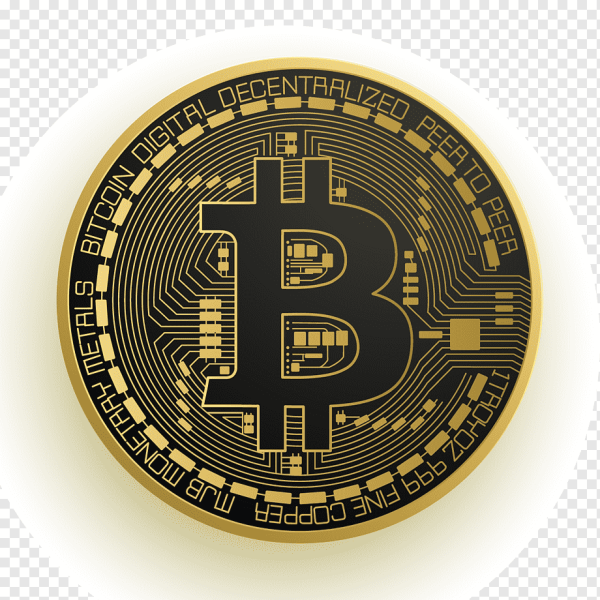 Монета биткоин вектор